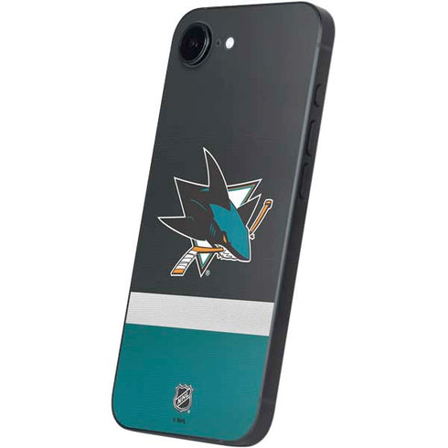 NHL San Jose Sharks Jersey iPhone 16e Skin